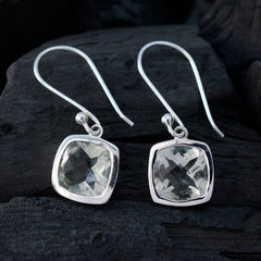 Wen Green Dainty Solitaire Dangle Earring
