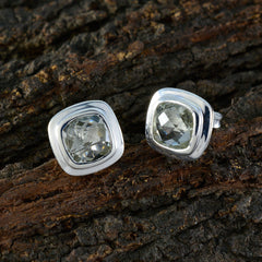 Victoria Green Whisper thin Solitaire Stud Earring