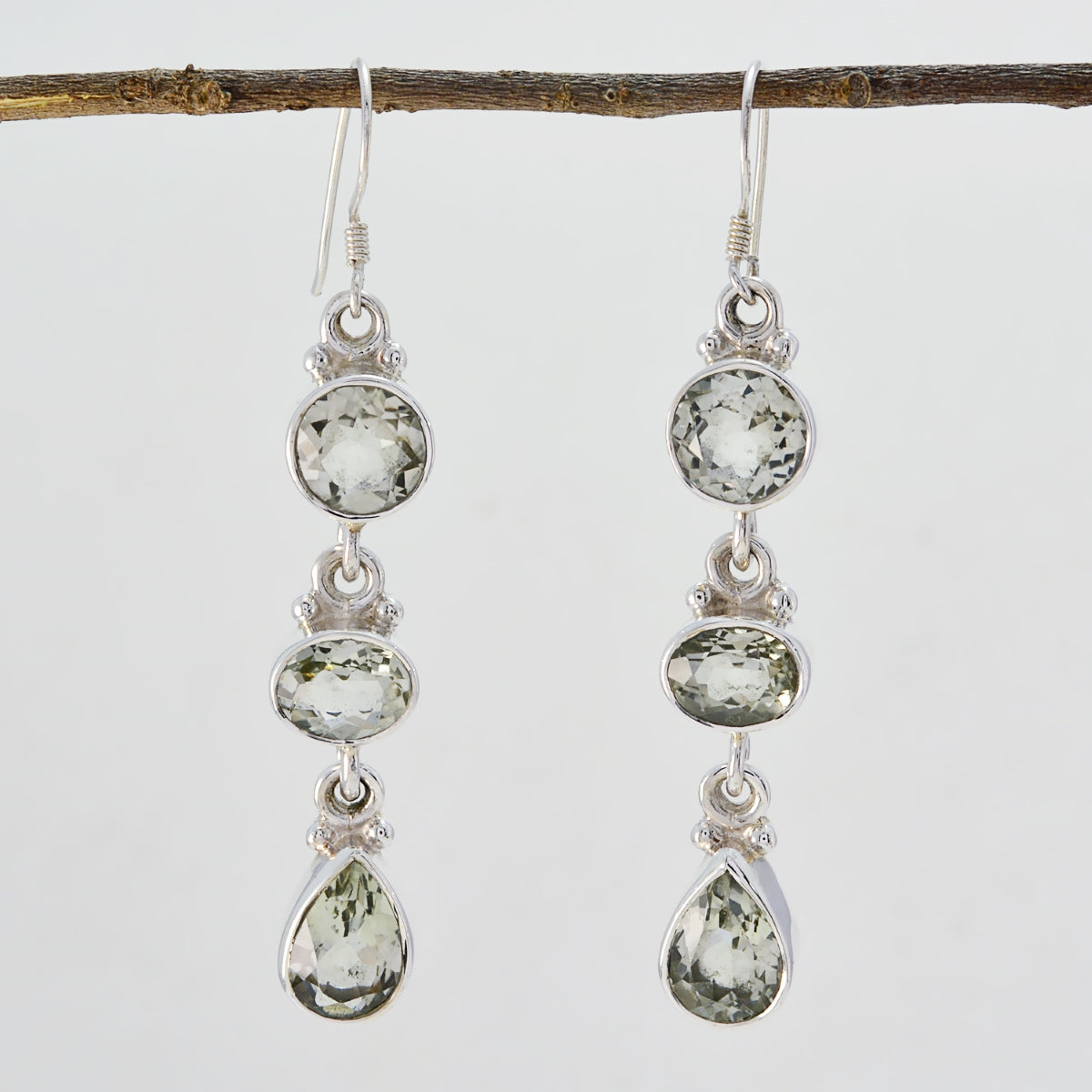 Rosa Purple Edgy multiple Dangle Earring