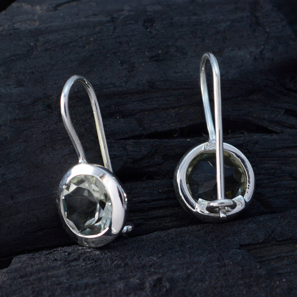 Andrea Green Delicate Solitaire Dangle Earring
