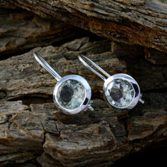 Andrea Green Delicate Solitaire Dangle Earring