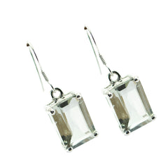 Ángeles Green Tiny Solitaire Dangle Earring