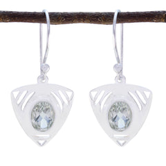 Camila Green Tiny Solitaire Dangle Earring