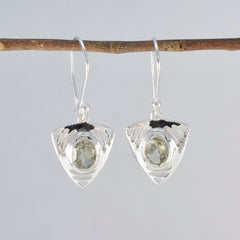 Camila Green Tiny Solitaire Dangle Earring