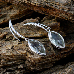 Dayana Green Delicate Solitaire Dangle Earring