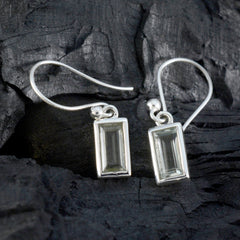 Lili Green Dainty Solitaire Dangle Earring