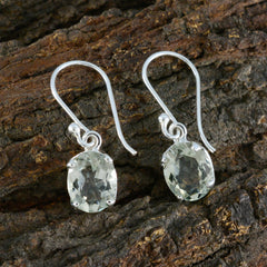 Isadora Green Delicate Solitaire Dangle Earring