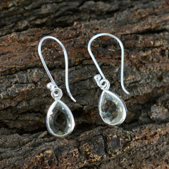 Ayaka Green Dainty Solitaire Dangle Earring