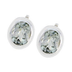 Amanda Purple Dainty Solitaire Stud Earring