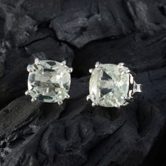 Andrea Green Slim Solitaire Stud Earring