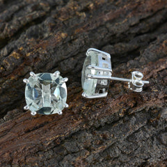Andrea Green Slim Solitaire Stud Earring