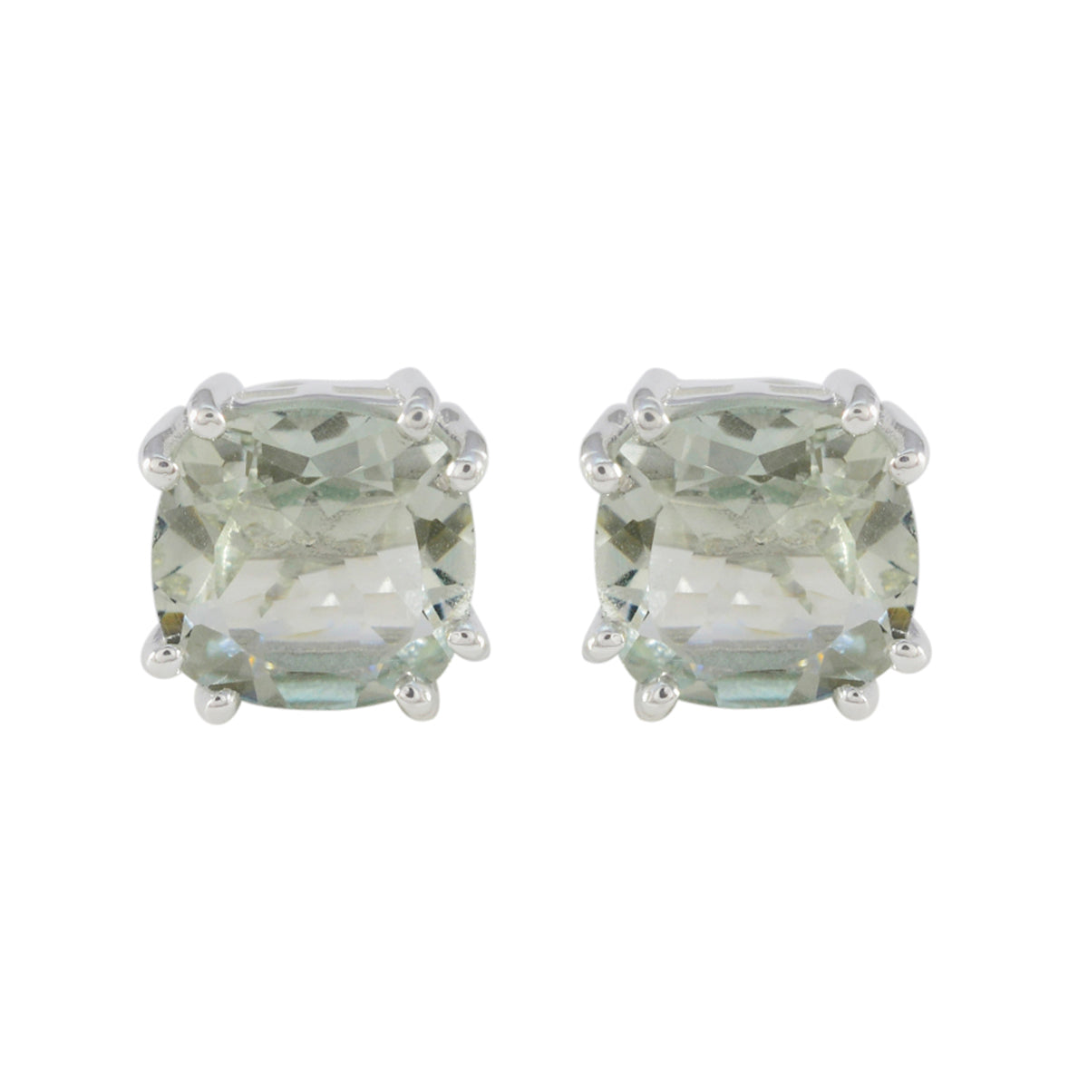 Andrea Green Slim Solitaire Stud Earring
