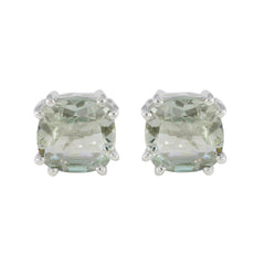Andrea Green Slim Solitaire Stud Earring