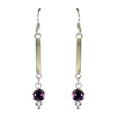Marie Red Elegant multiple Dangle Earring Garnet Red Dangle
