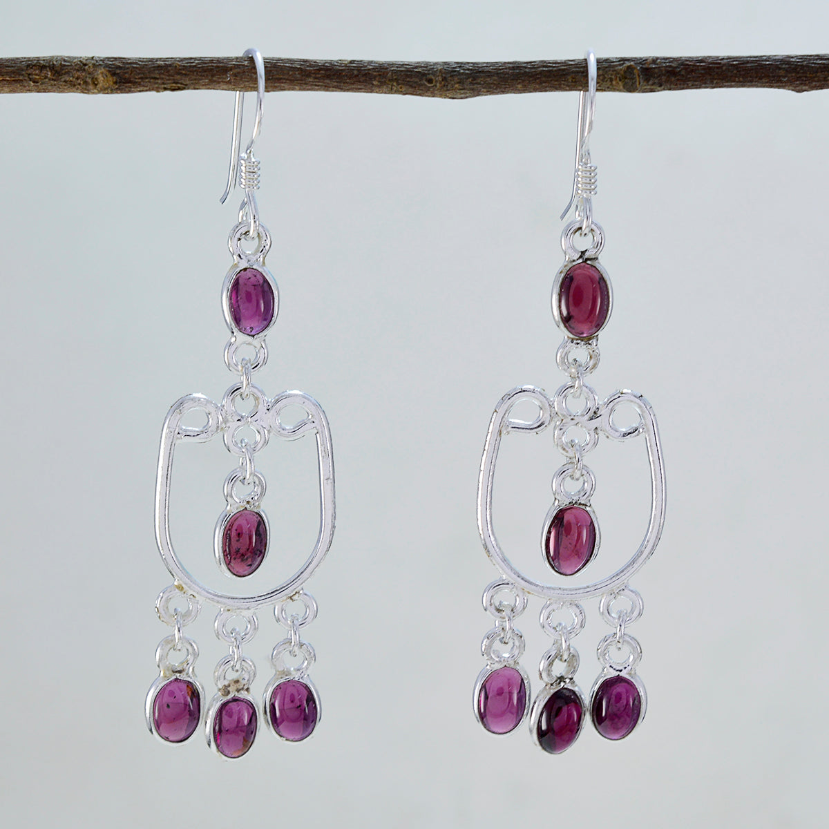 María Red Tiny multiple Dangle Earring