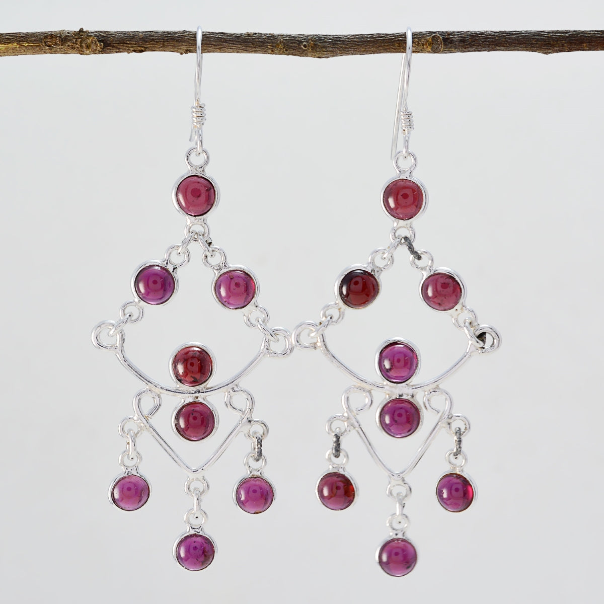 Nayara Red Classic multiple Dangle Earring