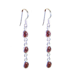 Noelia Red Elegant multiple Dangle Earring Garnet Red Dangle