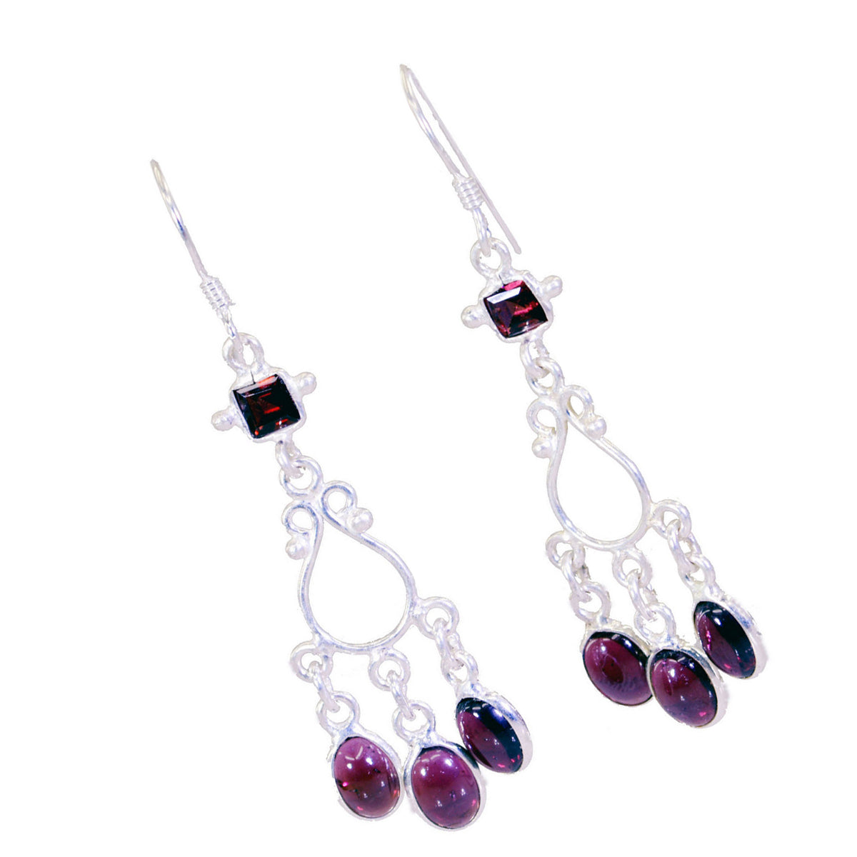 Patricia Red Dainty multiple Dangle Earring