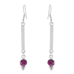 Eliza Red Elegant multiple Dangle Earring Garnet Red Dangle