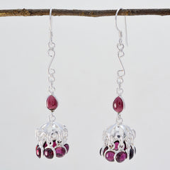 Emilia Red Eye catching multiple Dangle Earring