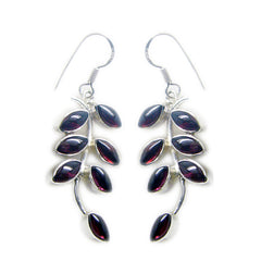 Pilar Red Classic multiple Dangle Earring Garnet Red Dangle