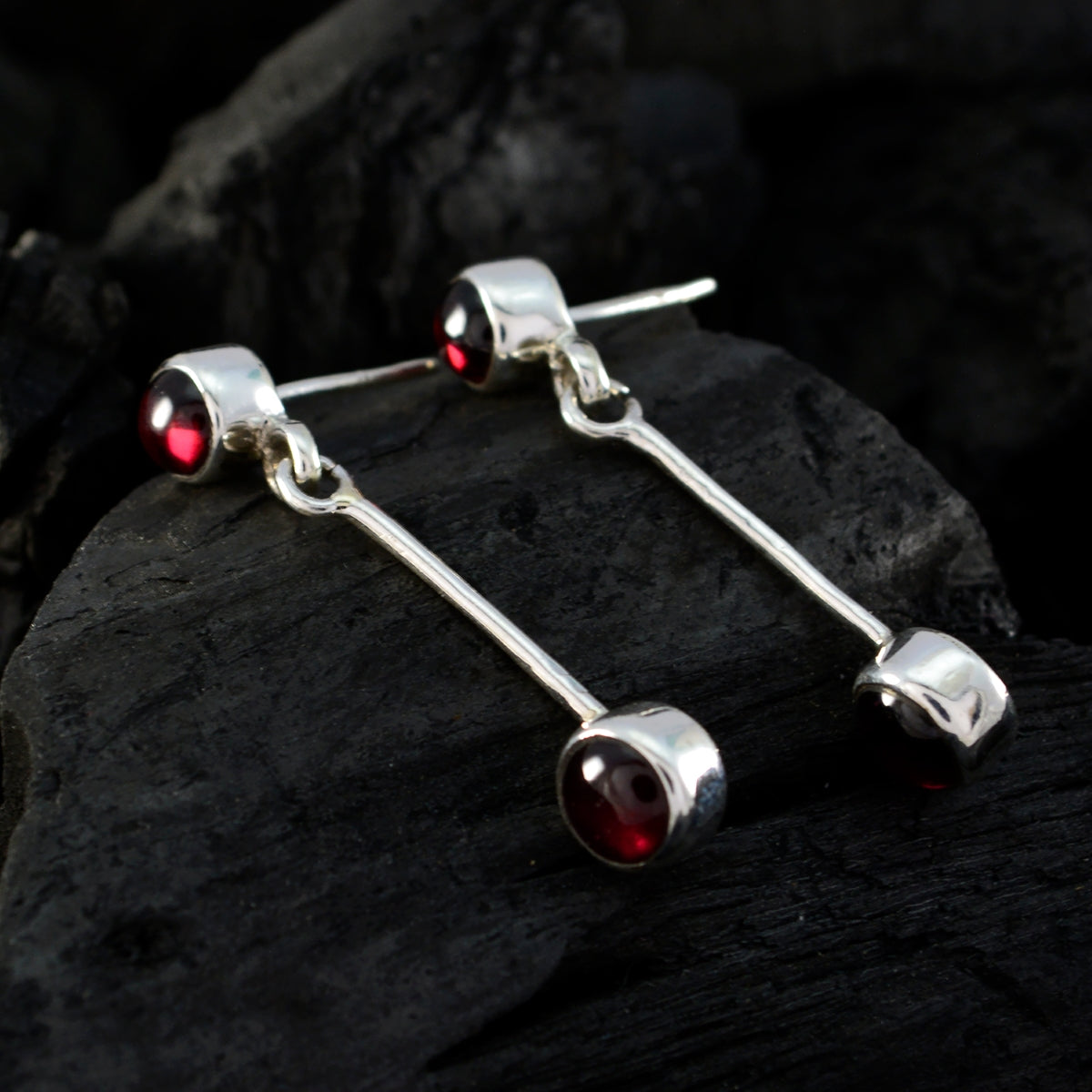 Rosa Red Elegant multiple Stud Earring