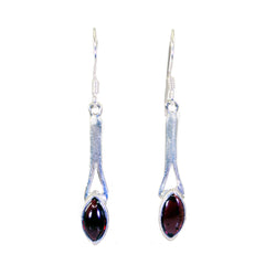 Victoria Red Elegant multiple Dangle Earring Garnet Red Dangle