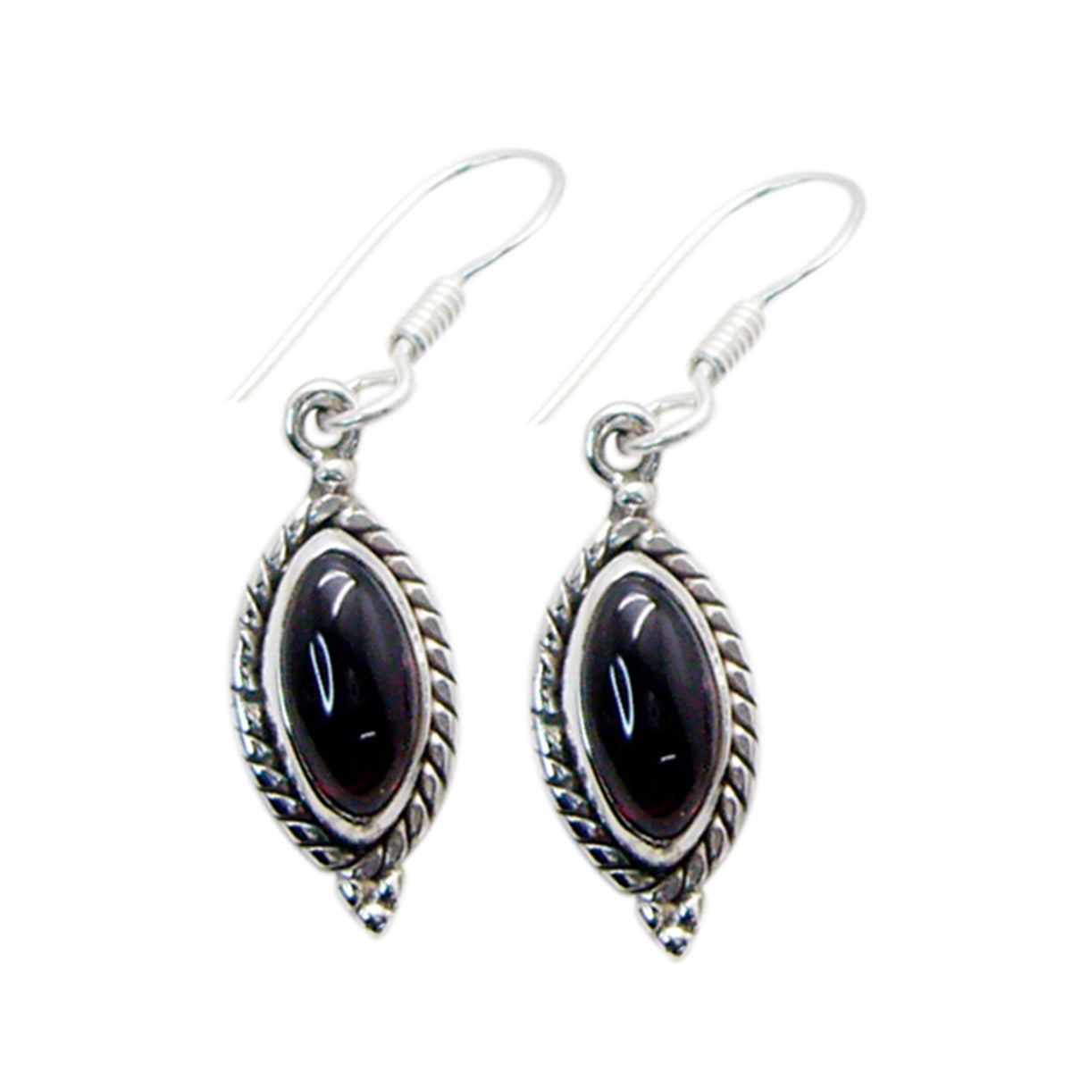 Aaliyah Red Dainty multiple Dangle Earring Garnet Red Dangle