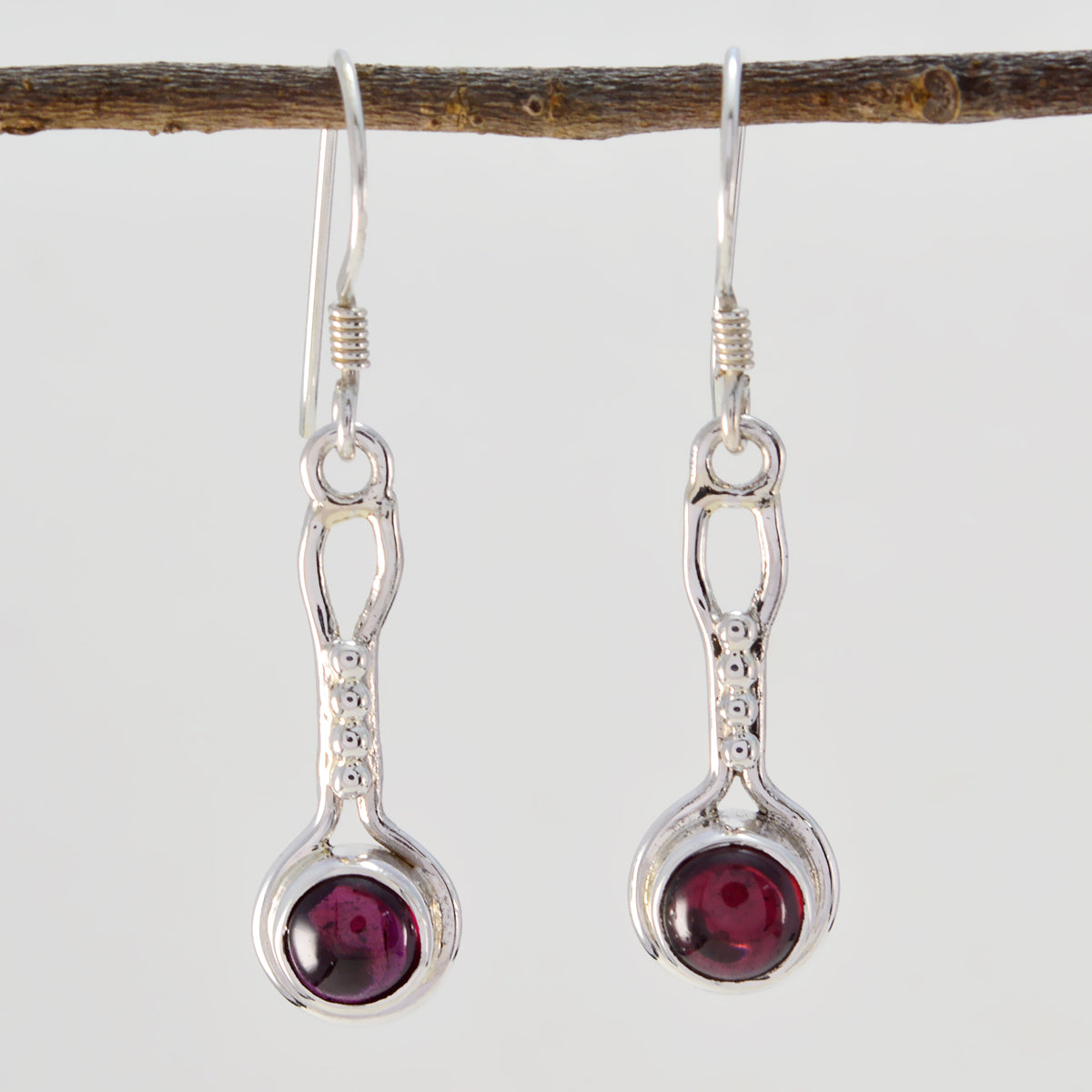 Agnes Red Delicate multiple Dangle Earring