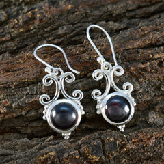 Agustina Red Mid weight Solitaire Dangle Earring