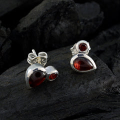 Luisa Red Delicate multiple Stud Earring