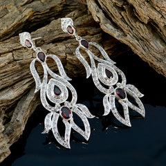 Aisha Red Statement multiple Stud Earring