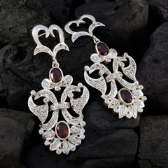 Ananya Red Edgy multiple Stud Earring