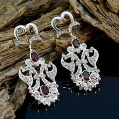 Ananya Red Edgy multiple Stud Earring