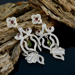 Angel Red Statement multiple Stud Earring