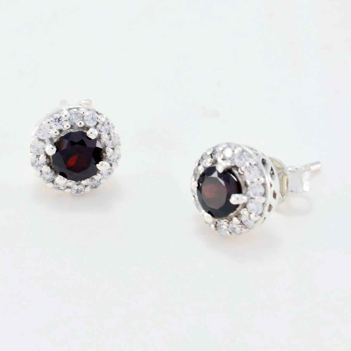 Charlotte Red Elegant multiple Stud Earring
