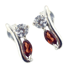 Clara Red Minimalist multiple Stud Earring