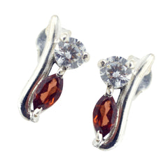 Clara Red Minimalist multiple Stud Earring