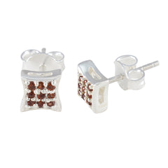 Lourdes Red Elegant multiple Stud Earring