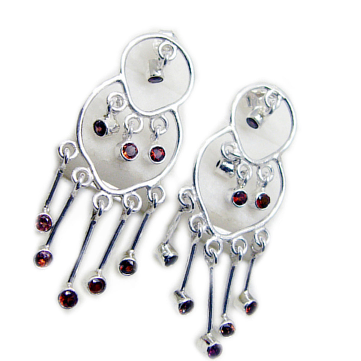 Eliza Red Tiny multiple Stud Earring