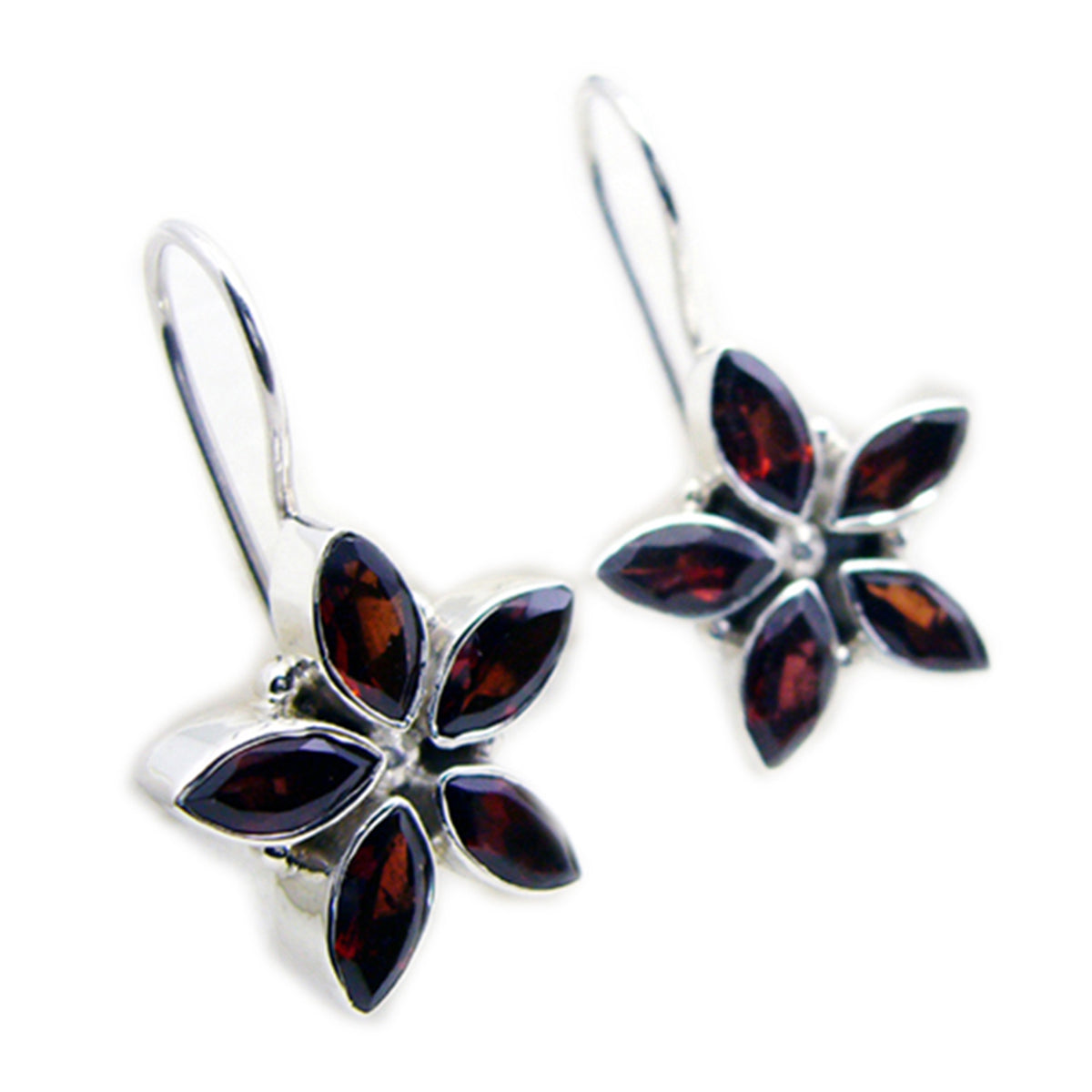 Ellie Red Dainty multiple Dangle Earring