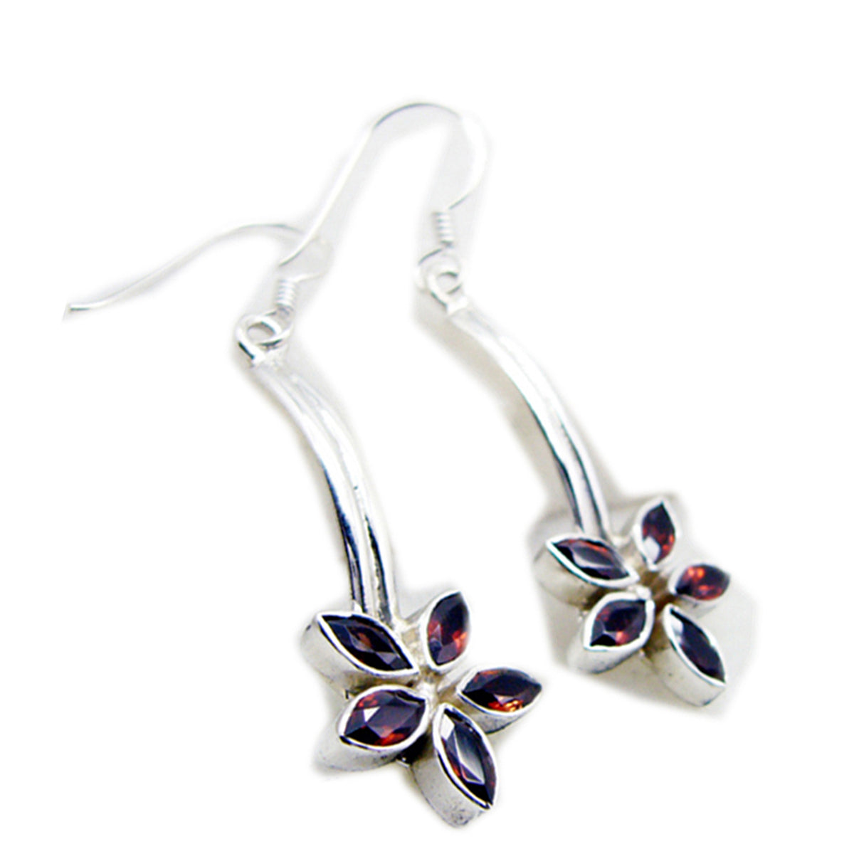 Tereza Red Featherlight multiple Dangle Earring