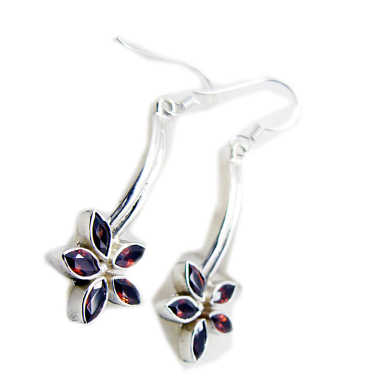 Tereza Red Featherlight multiple Dangle Earring