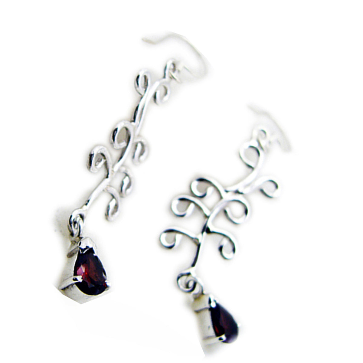 Yasmine Red Dainty multiple Dangle Earring