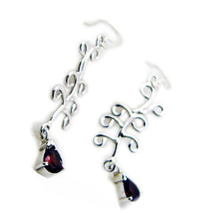 Yasmine Red Dainty multiple Dangle Earring