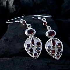 Emily Red Edgy multiple Dangle Earring
