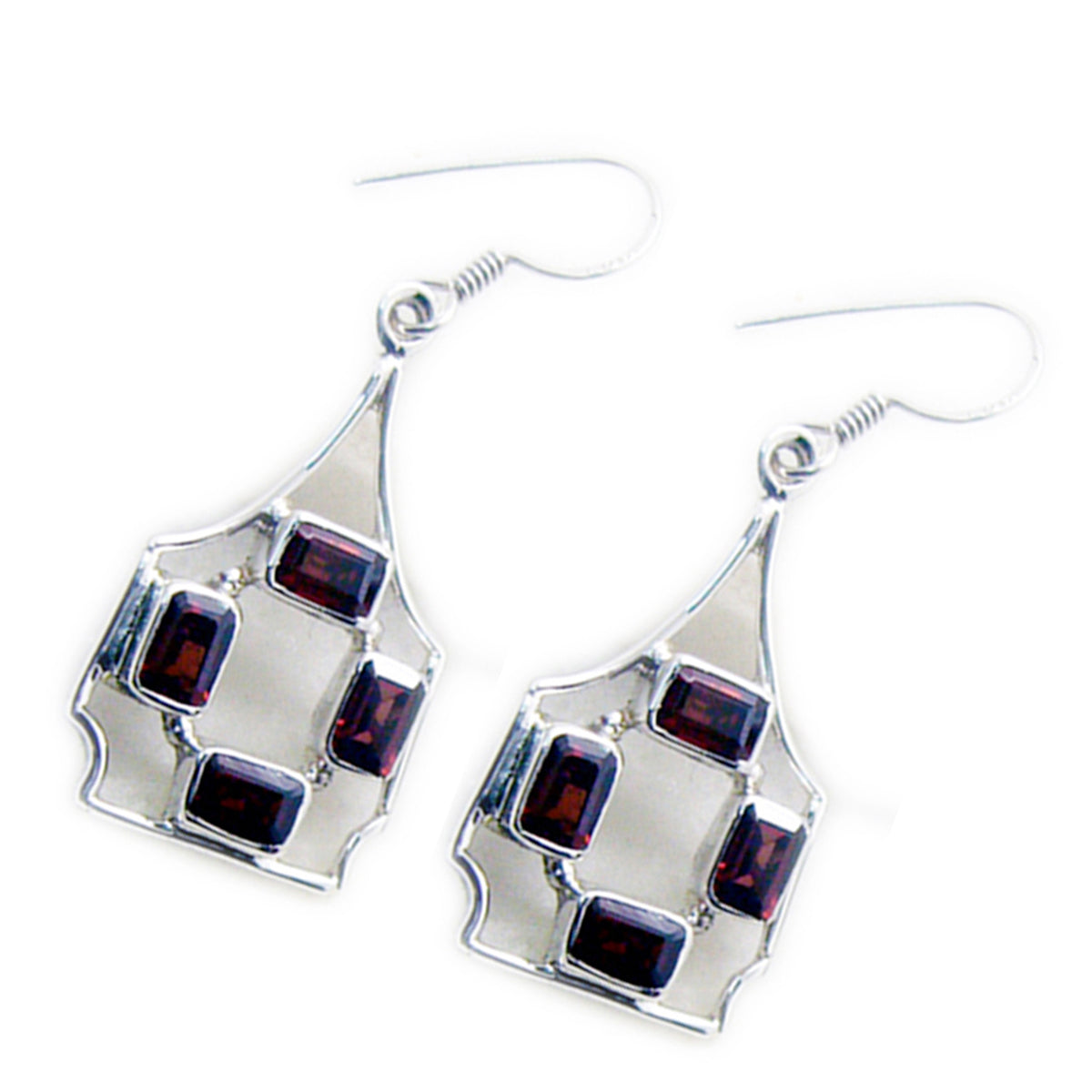 Eva Red Dainty multiple Dangle Earring