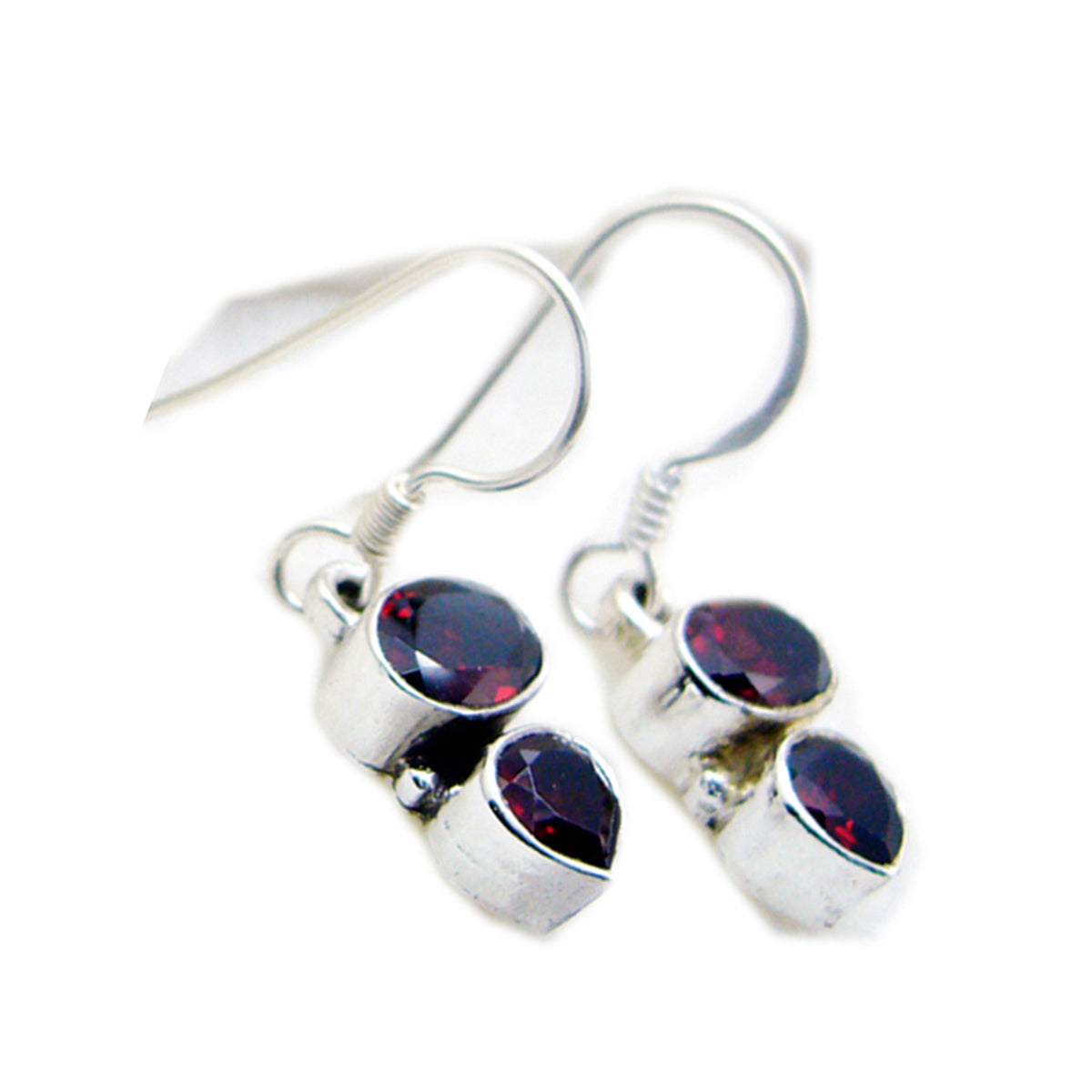 Giulia Red Dainty multiple Dangle Earring