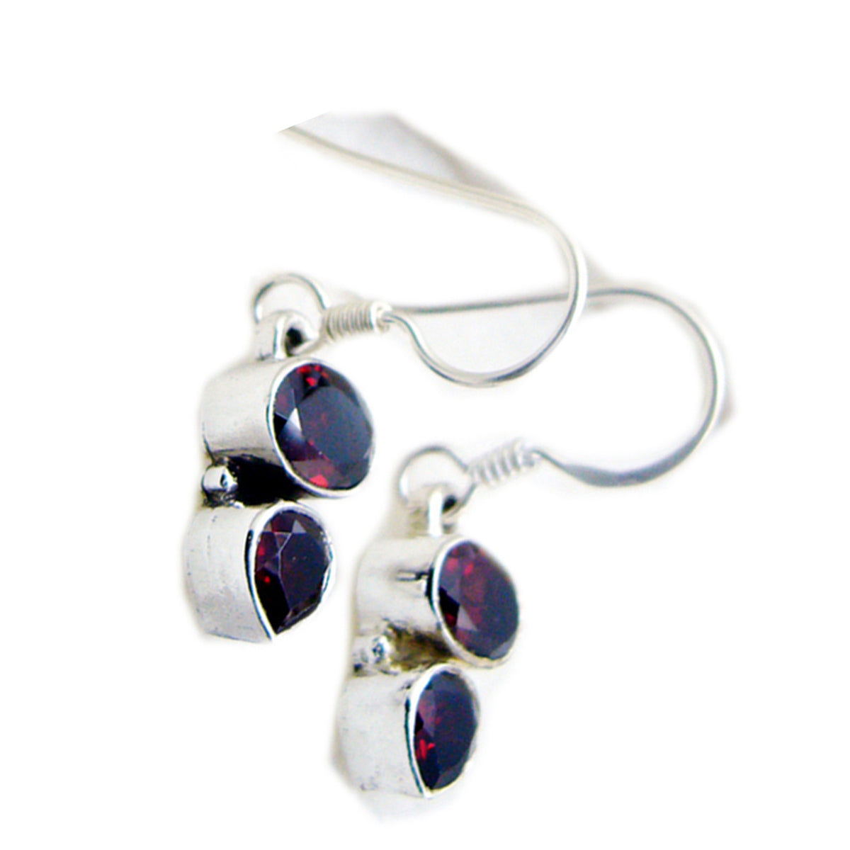 Giulia Red Dainty multiple Dangle Earring