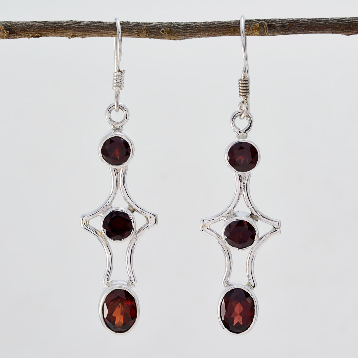 Ida Red Featherlight multiple Dangle Earring
